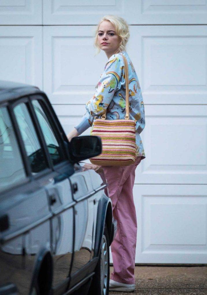 Emma Stone Was Spotted on the Set of Maniac in NYC 09/19/2017-2
