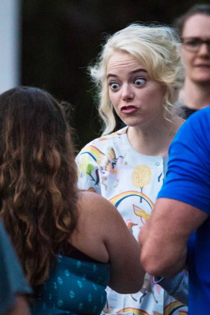 Emma Stone Was Spotted on the Set of Maniac in NYC 09/19/2017-5