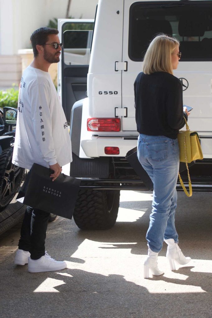 Sofia Richie Goes Shopping at Barney's With Scott Disick in Beverly Hills 09/15/2017-2