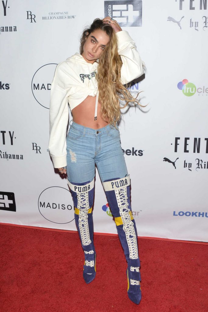 Sommer Ray at the Fenty PUMA AW17 Collection Launch Event in Los Angeles 09/27/2017-2