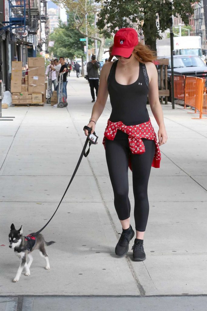 Sophie Turner Steps out With Joe Jonas and a Puppy in New York 09/09/2017-5
