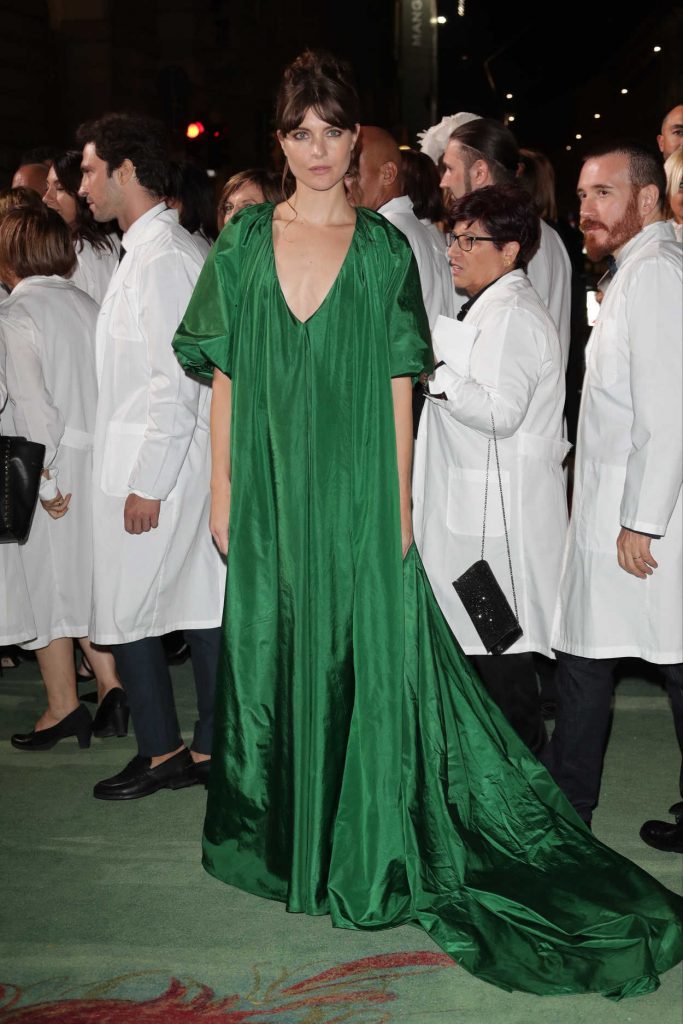 Vittoria Puccini at Green Carpet Fashion Awards in Milan 09/24/2017-1