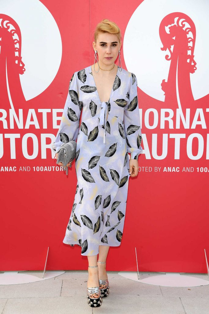 Zosia Mamet at Miu Miu Women's Tales Photocall During the 74th Venice International Film Festival in Italy 08/31/2017-1