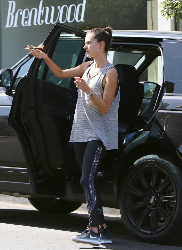 Alessandra Ambrosio Was Seen Out in Brentwood 10/09/2017-3