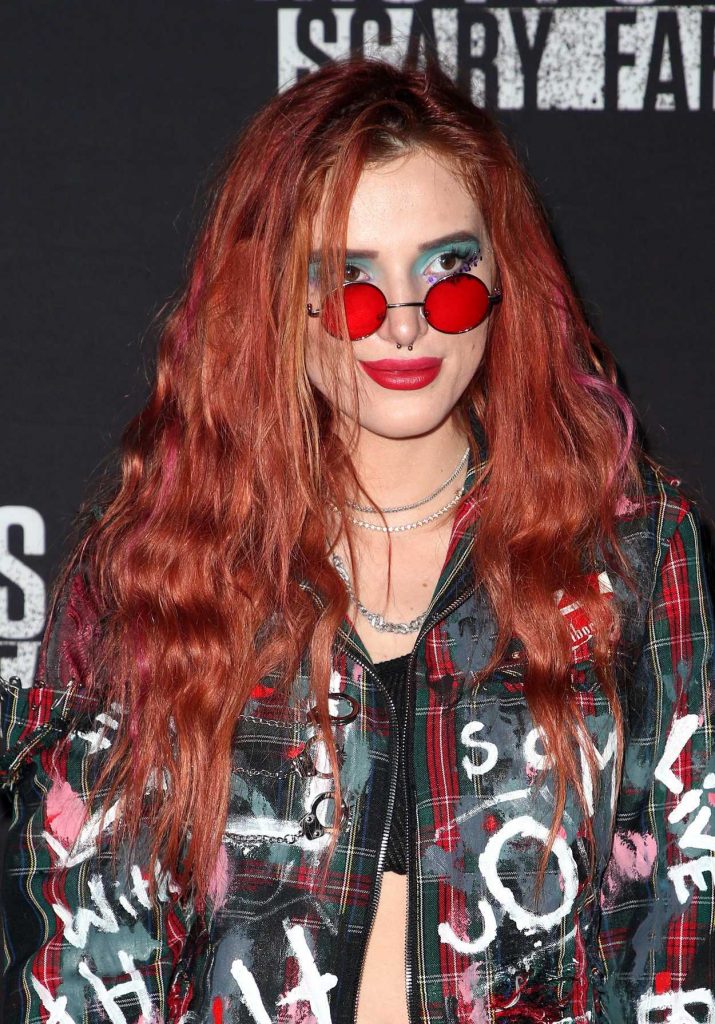 Bella Thorne at the Knott's Scary Farm Celebrity Night in Buena Park 09/29/2017-5