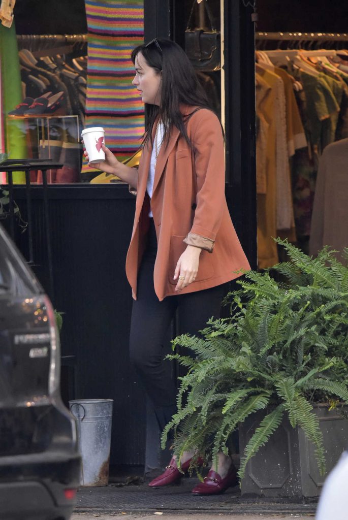 Dakota Johnson Goes Shopping at Nomad Vintage in the East Village in New York City 09/29/2017-2