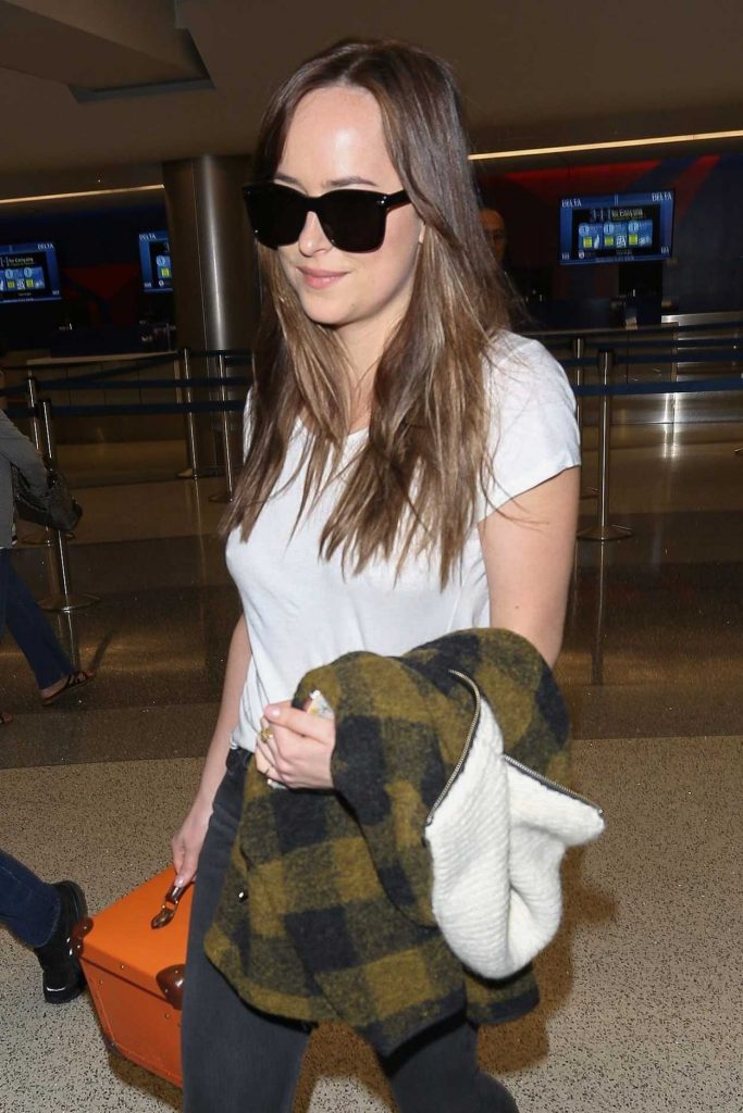 Dakota Johnson Was Spotted at LAX Airport in LA 10/28/2017-5