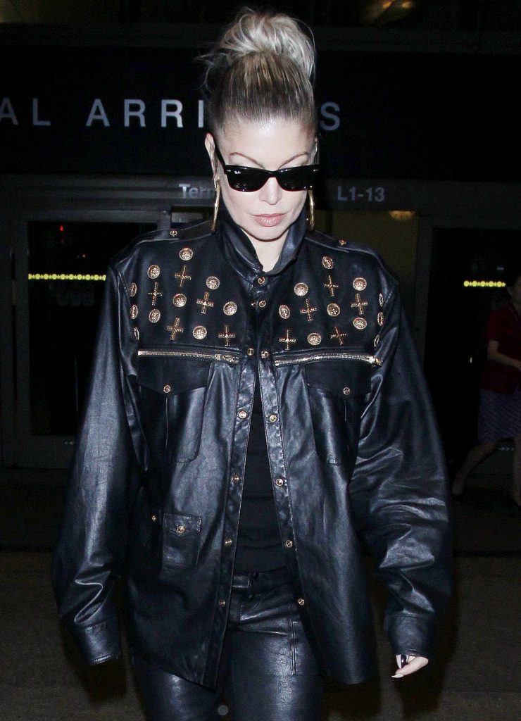 Fergie at LAX Airport in Los Angeles 10/07/2017-5