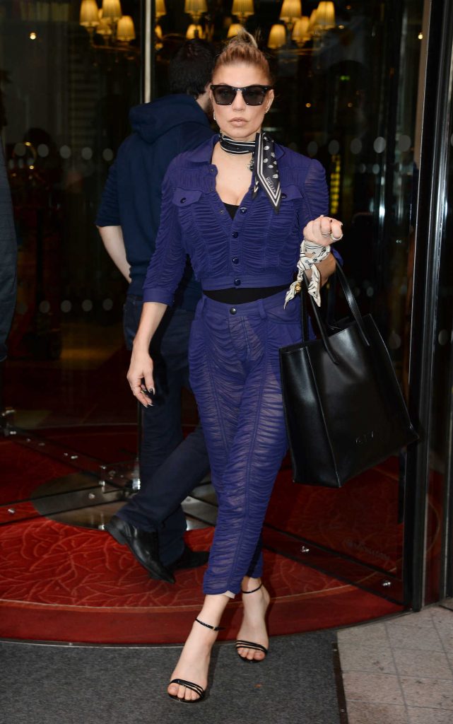 Fergie Was Seen Out in Paris During Paris Fashion Week 09/29/2017-2