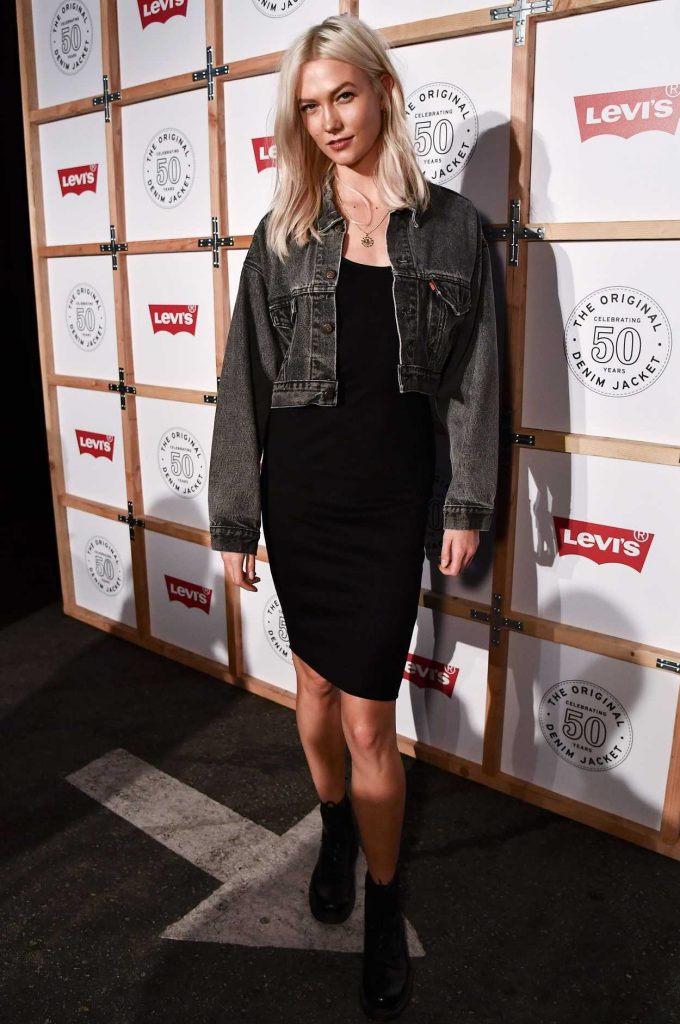 Karlie Kloss at the Levi's Trucker Jacket 50th Anniversary Party in LA 10/05/2017-1