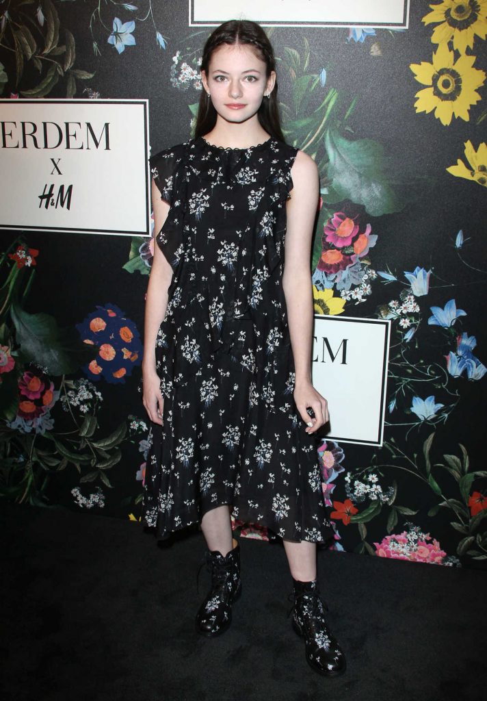 Mackenzie Foy at Erdem x H&M Launch Event in Los Angeles 10/18/2017-1