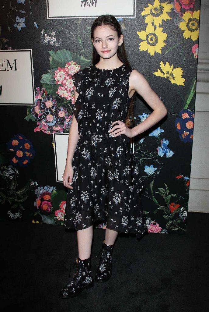 Mackenzie Foy at Erdem x H&M Launch Event in Los Angeles 10/18/2017-2