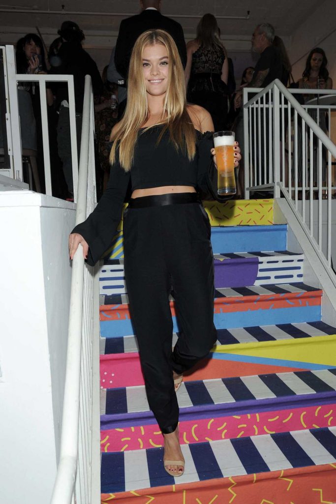 Nina Agdal Attends The House of Peroni in NYC 10/05/2017-2