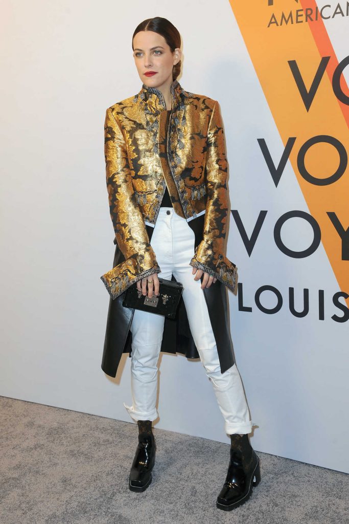 Riley Keough at the Volez, Voguez, Voyagez: Louis Vuitton Exhibition Opening in NYC 10/26/2017-2
