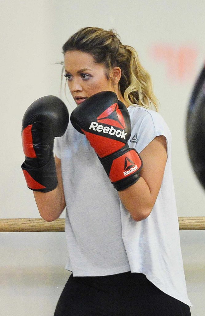 Rita Ora Shows off Her Boxing Skills at Gotham Gym in NYC 10/08/2017-2