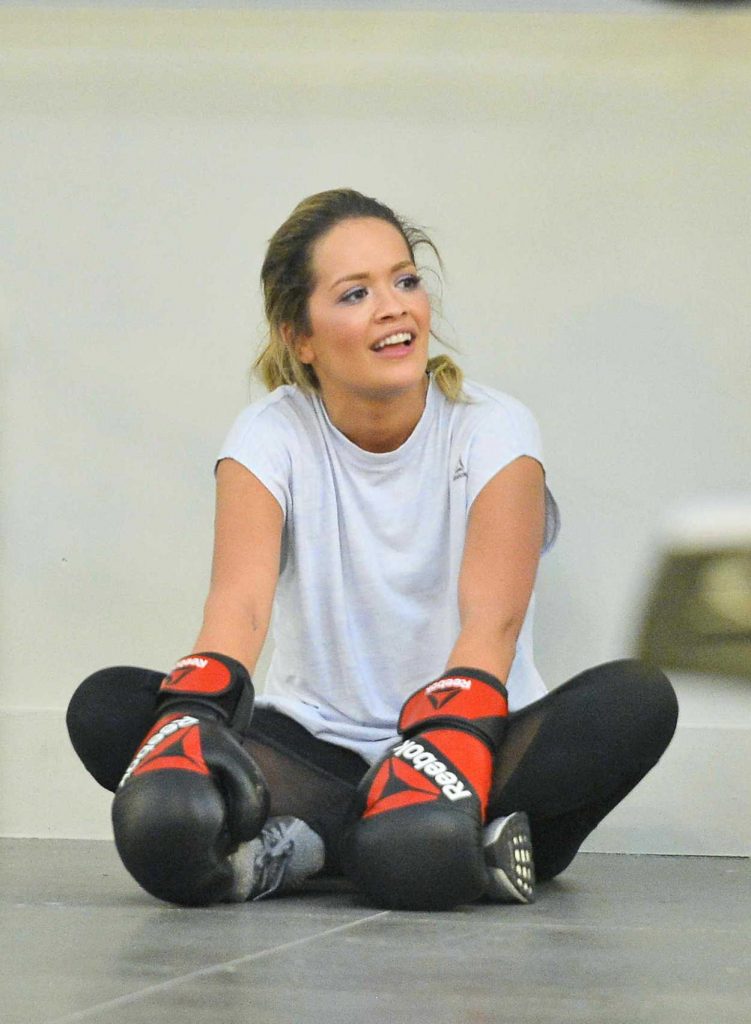 Rita Ora Shows off Her Boxing Skills at Gotham Gym in NYC 10/08/2017-4