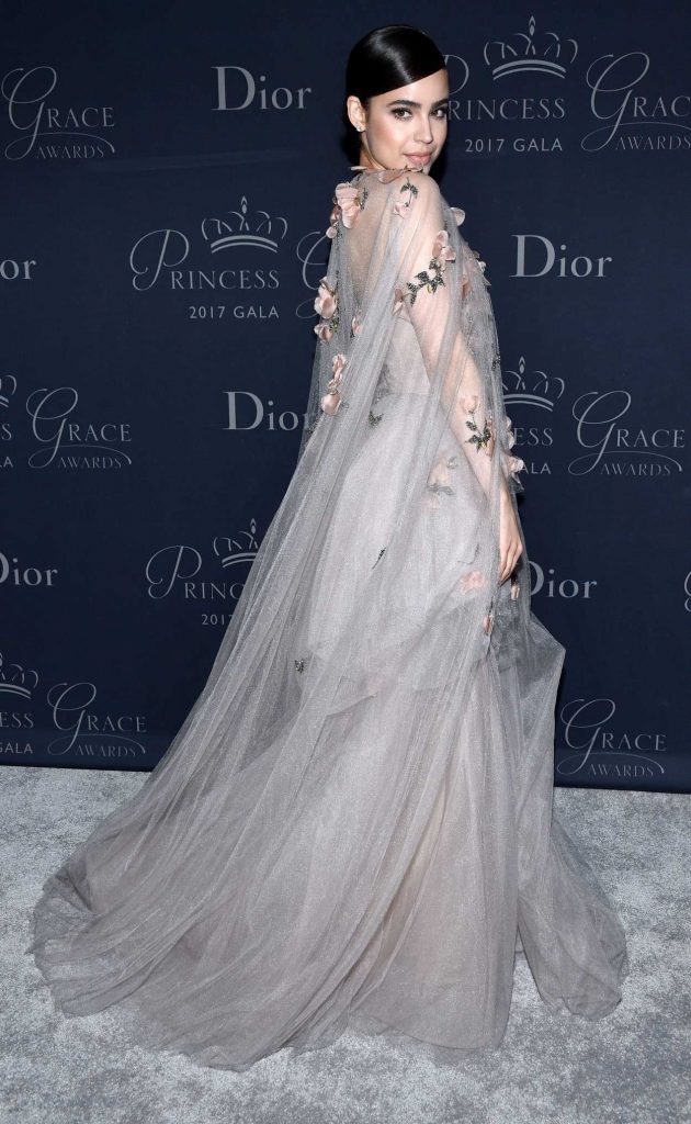 Sofia Carson at the Princess Grace Awards Gala in Los Angeles 10/25/2017-5