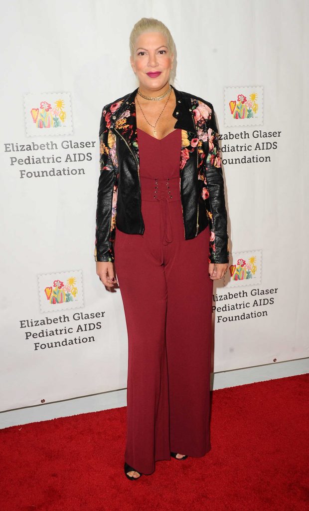 Tori Spelling at the Elizabeth Glaser Pediatric AIDS Foundation A Time For Heroes Family Festival in Los Angeles 10/29/2017-1