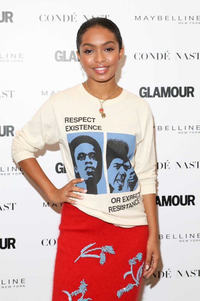 Yara Shahidi at the Glamour's The Girl Project Celebrating International Day of the Girl in New York City 10/11/2017-2