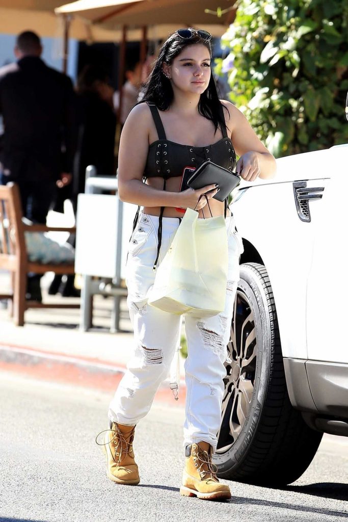 Ariel Winter Grabs Lunch From Il Pastaio Restaurant in Beverly Hills 11/08/2017-4