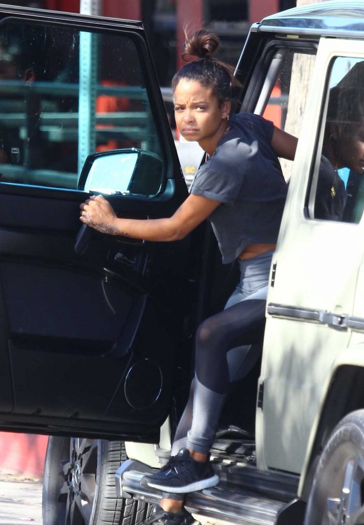 Christina Milian Was Seen Out in Studio City 11/24/2017-1