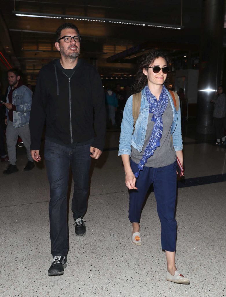 Emmy Rossum Returns Home to Los Angeles After Thanksgiving Weekend 11/27/2017-1