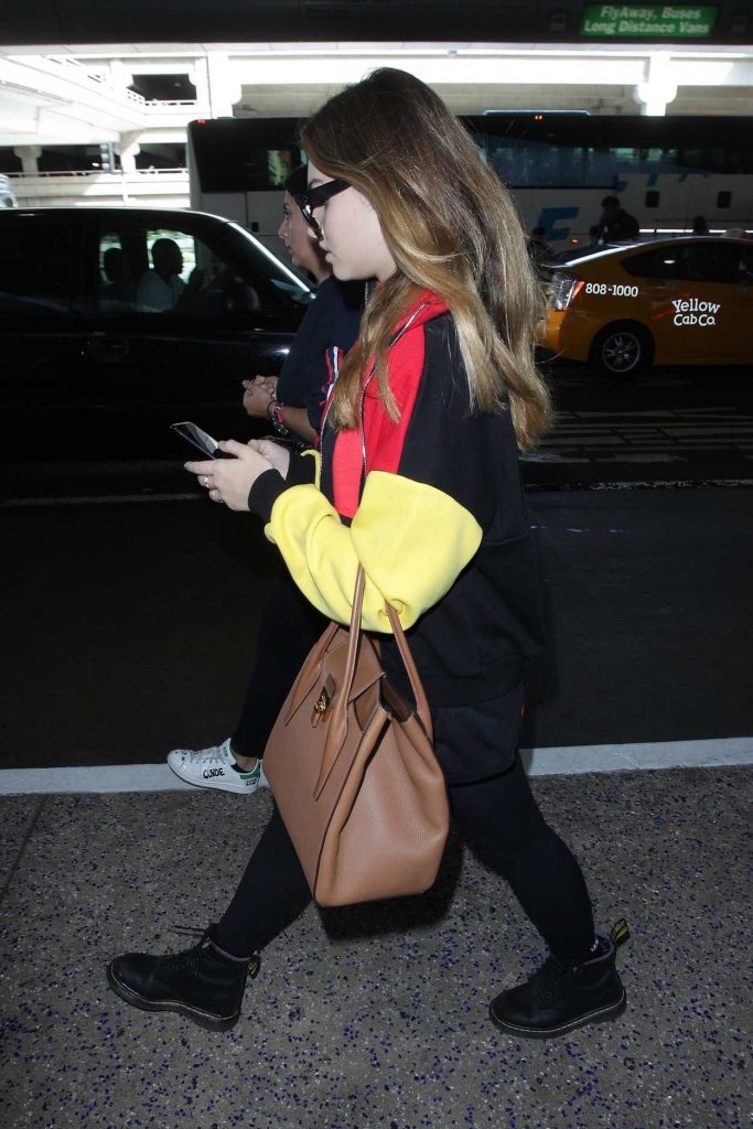 Thylane Blondeau Arrives at LAX Airport in Los Angeles 11/07/2017-4