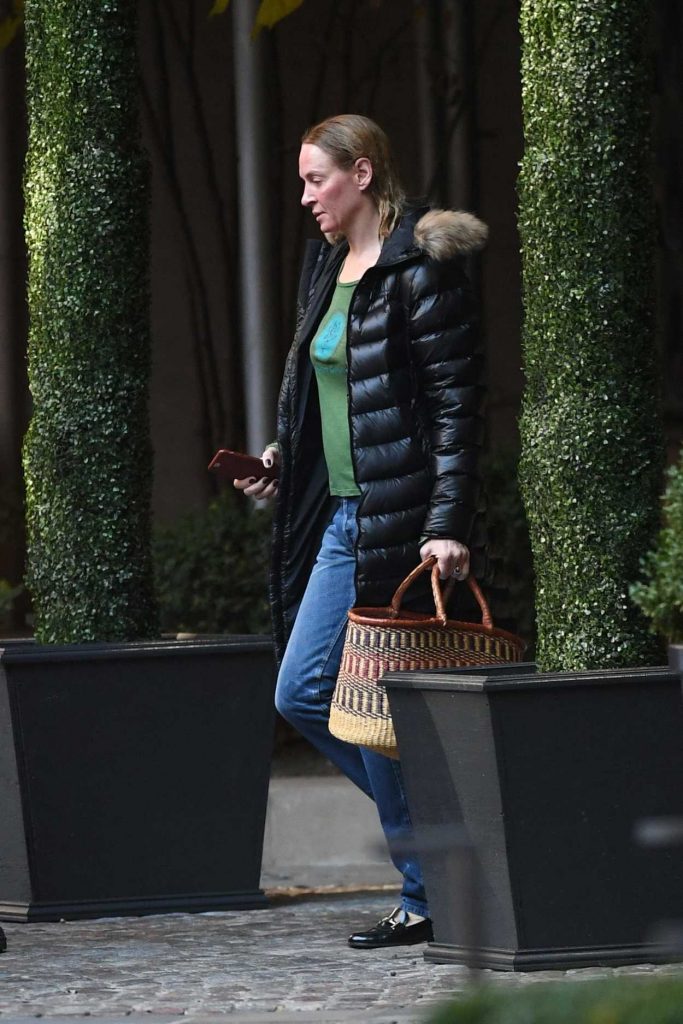 Uma Thurman Was Seen Out in New York City 11/26/2017-2