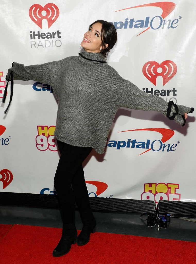 Camila Cabello at the Hot 99.5 iHeartRadio Jingle Ball in Washington 12/11/2017-2