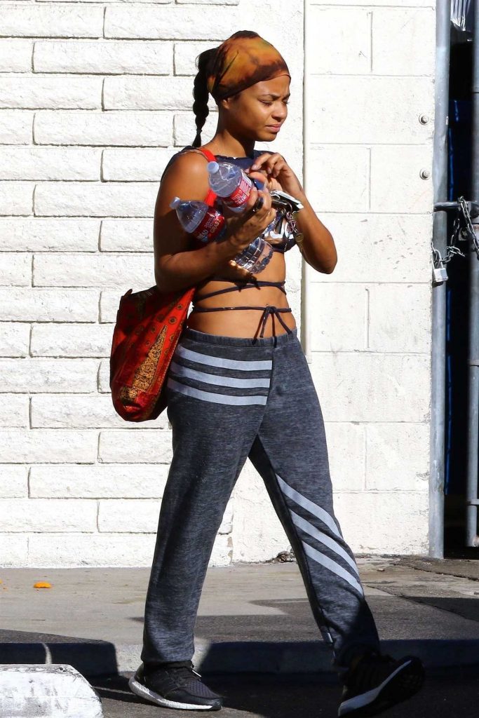 Christina Milian Was Seen Out in Studio City 12/12/2017-1