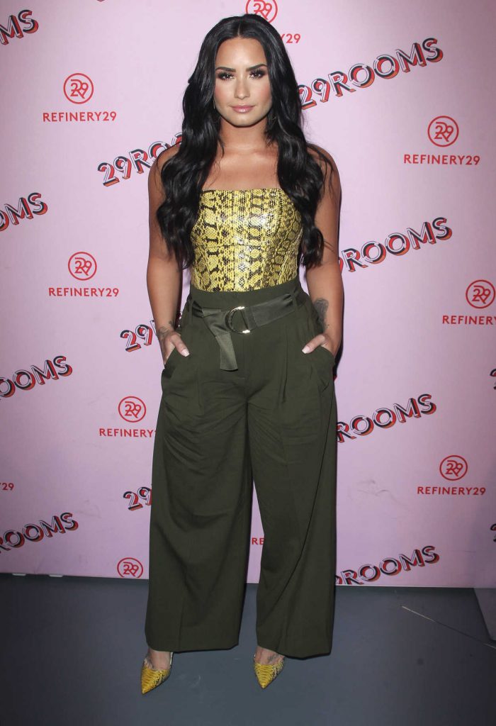 Demi Lovato at the Refinery29 Rooms Los Angeles: Turn It Into Art Opening Night Party in Los Angeles 12/06/2017-1