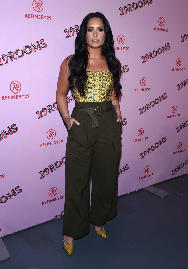Demi Lovato at the Refinery29 Rooms Los Angeles: Turn It Into Art Opening Night Party in Los Angeles 12/06/2017-2