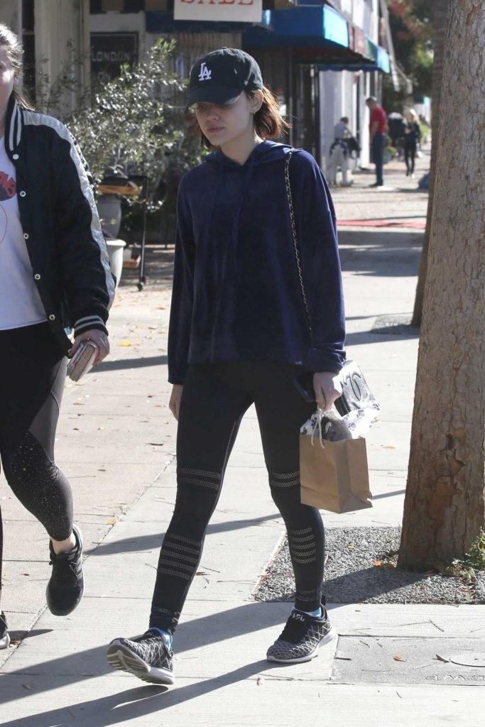 Lucy Hale Goes Shopping at the Farmers Market in Studio City 12/17/2017-5