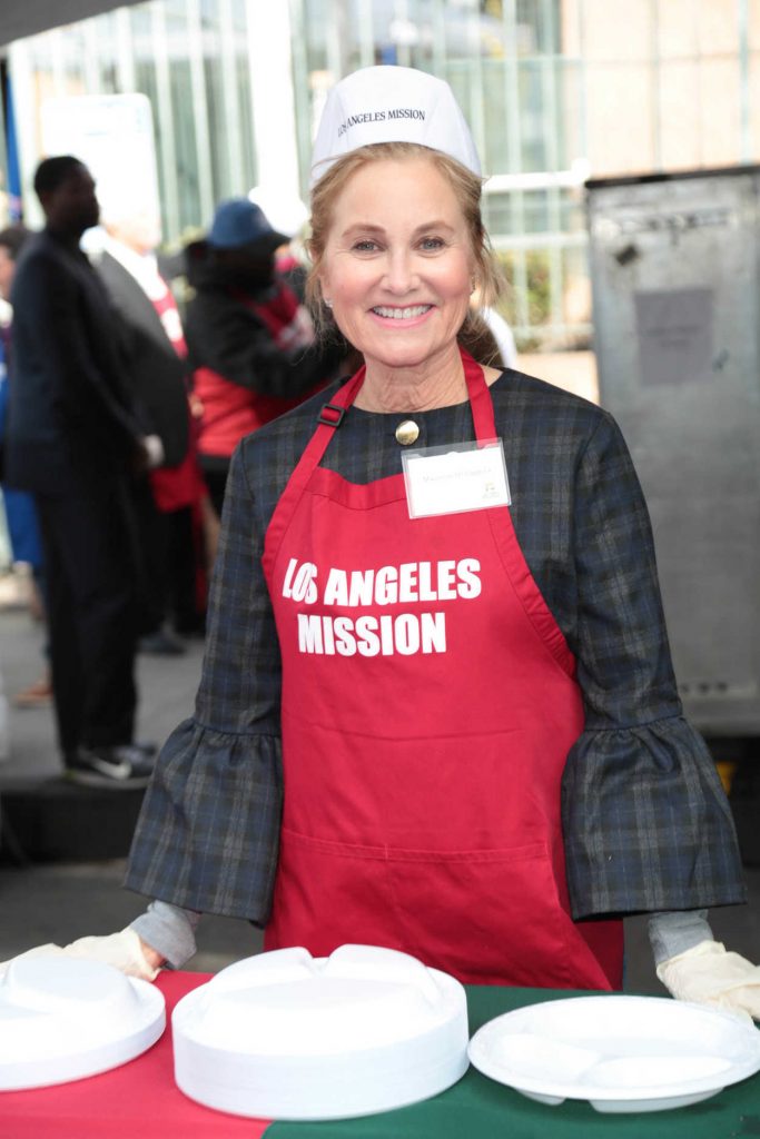 Maureen McCormick at Los Angeles Mission's Christmas Celebration on Skid Row 12/22/2017-4