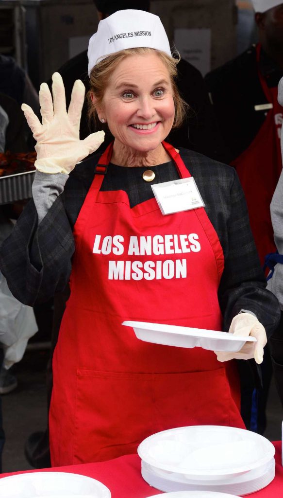Maureen McCormick at Los Angeles Mission's Christmas Celebration on Skid Row 12/22/2017-5