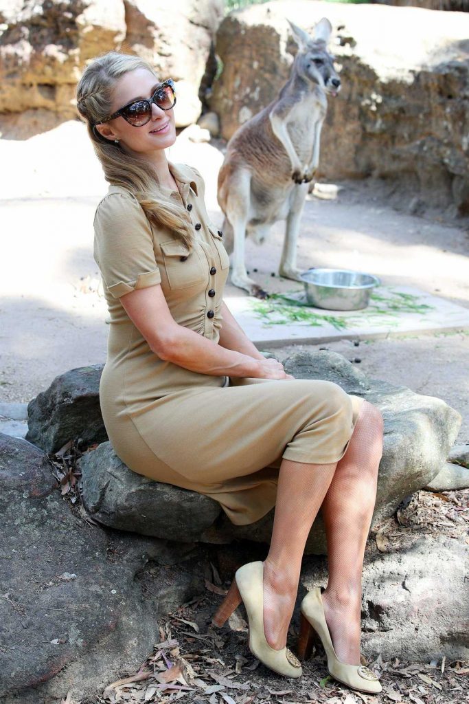 Paris Hilton Was Seen at Taronga Zoo in Sydney 12/01/2017-5