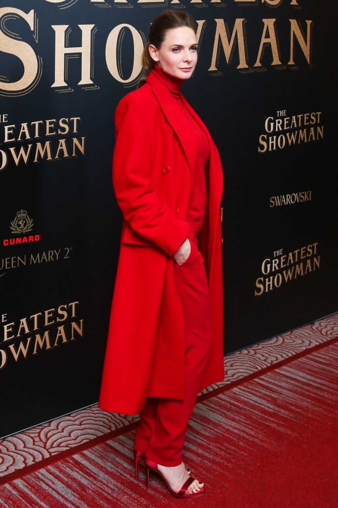 Rebecca Ferguson at The Greatest Showman World Premiere Aboard the Queen Mary 2 at the Brooklyn Cruise Terminal 12/08/2017-3