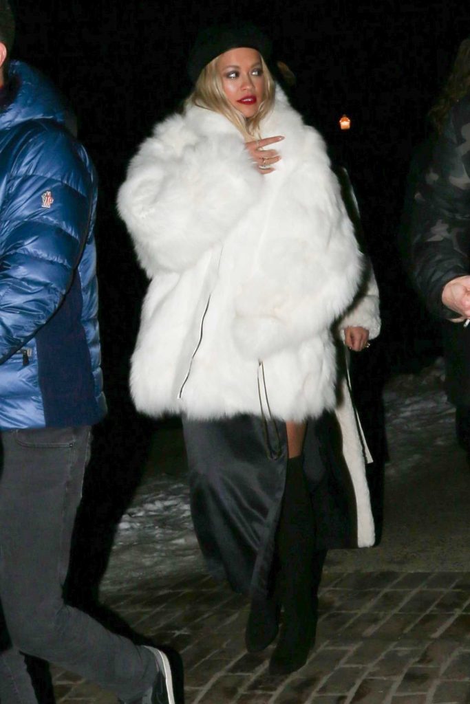 Rita Ora Night Out in Aspen 12/28/2017-2