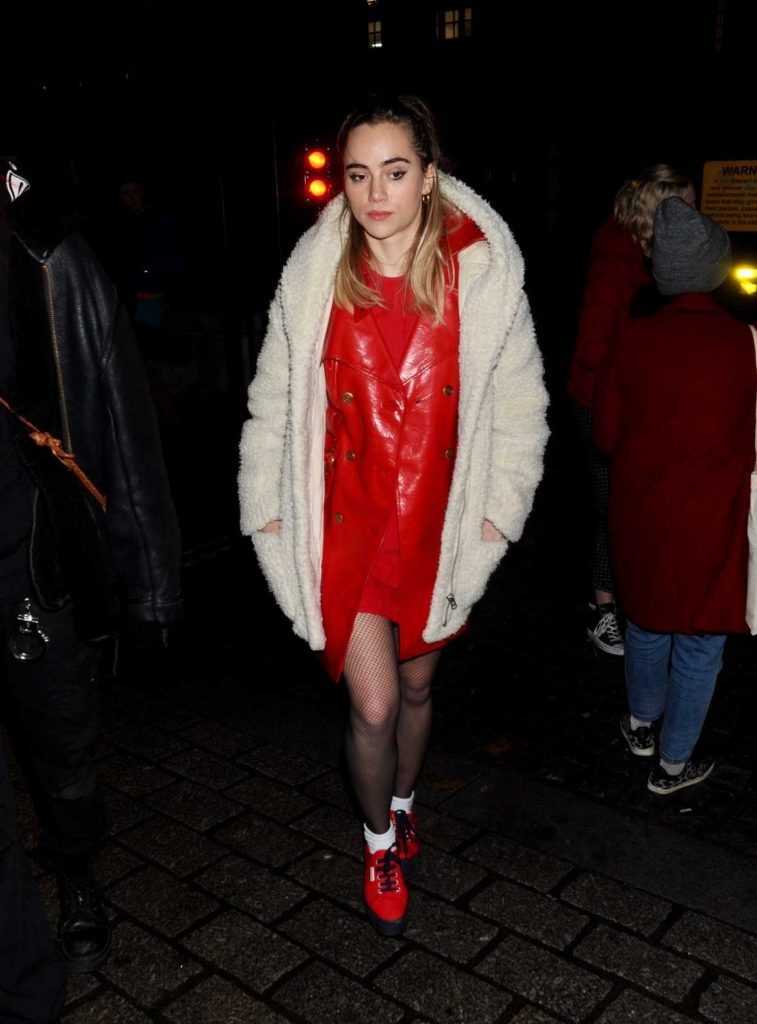Suki Waterhouse at FreePeriods March to 10 Downing Street in London 12/20/2017-1