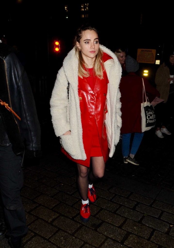 Suki Waterhouse at FreePeriods March to 10 Downing Street in London 12/20/2017-2