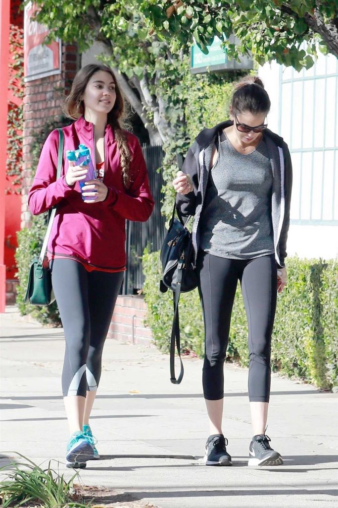 Teri Hatcher Leaves the Gym with Her Daughter in Studio City 12/22/2017-5