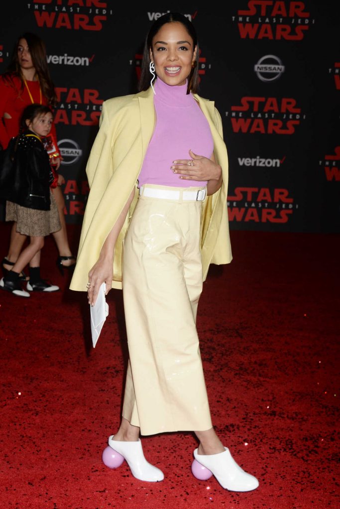 Tessa Thompson at the Star Wars: The Last Jedi Premiere in Los Angeles 12/09/2017-4