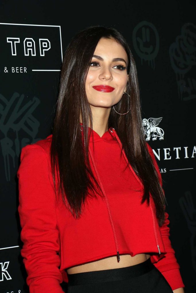 Victoria Justice at the Black Tap Grand Opening in Las Vegas 12/29/2017-5