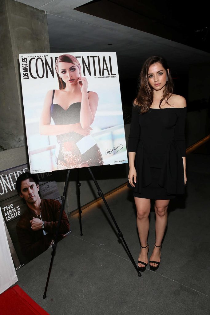 Ana de Armas at Los Angeles Confidential Celebrates Awards Issue in West Hollywod 01/13/2018-2