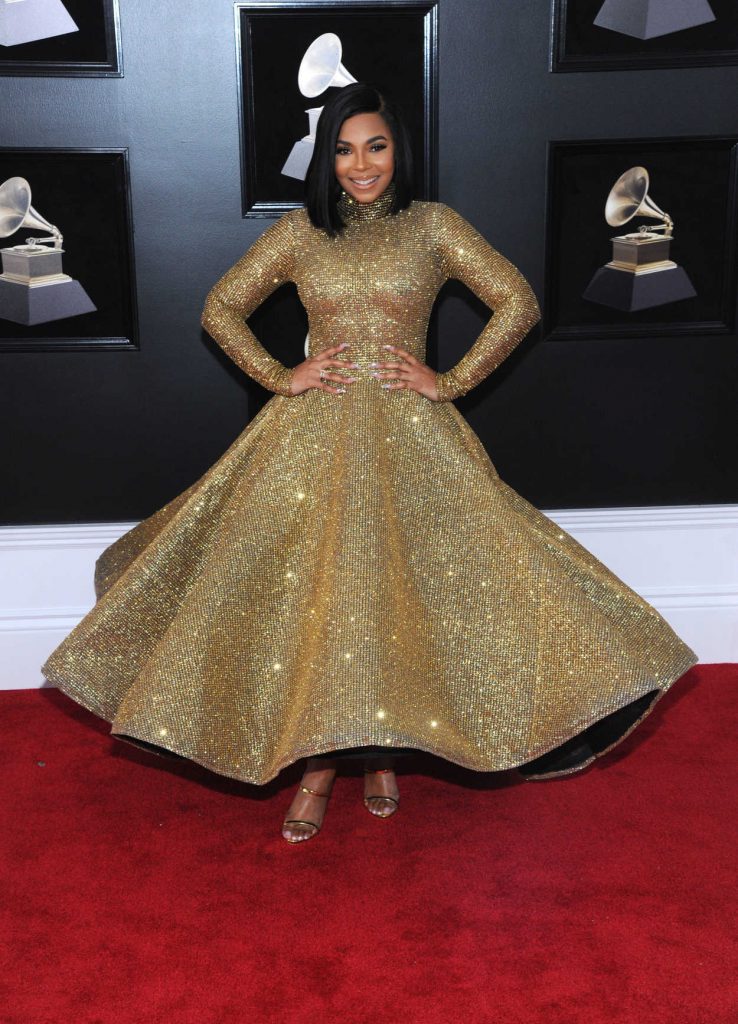 Ashanti at the 60th Annual Grammy Awards at Madison Square Garden in New York City 01/28/2018 at the 60th Annual Grammy Awards at Madison Square Garden in New York City 01/28/2018-1