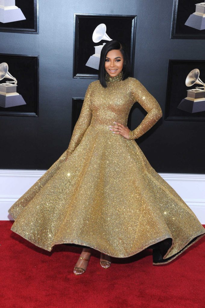 Ashanti at the 60th Annual Grammy Awards at Madison Square Garden in New York City 01/28/2018 at the 60th Annual Grammy Awards at Madison Square Garden in New York City 01/28/2018-2
