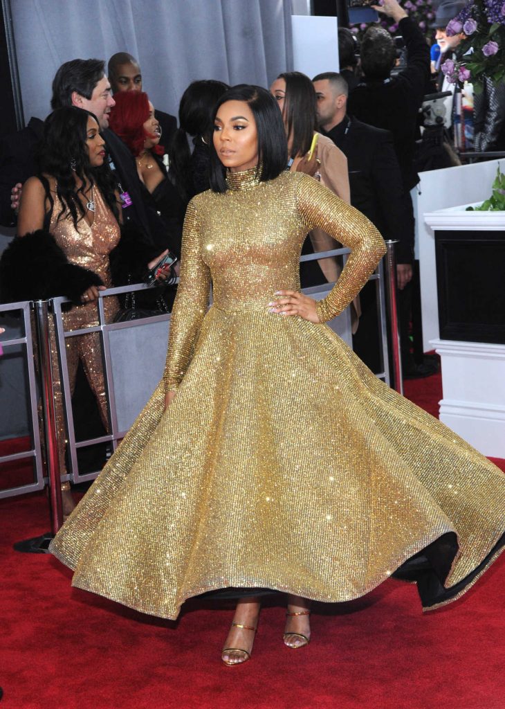Ashanti at the 60th Annual Grammy Awards at Madison Square Garden in New York City 01/28/2018 at the 60th Annual Grammy Awards at Madison Square Garden in New York City 01/28/2018-3