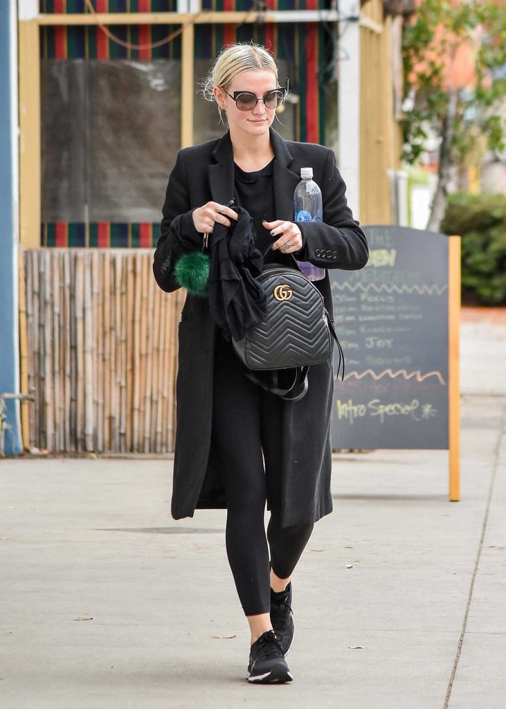 Ashlee Simpson Hits the Gym in Studio City 01/03/2018-1