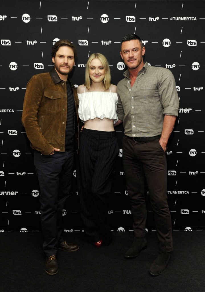 Dakota Fanning at The Alienist TV Show Panel During TCA Winter Press Tour in Los Angeles 01/11/2018-3
