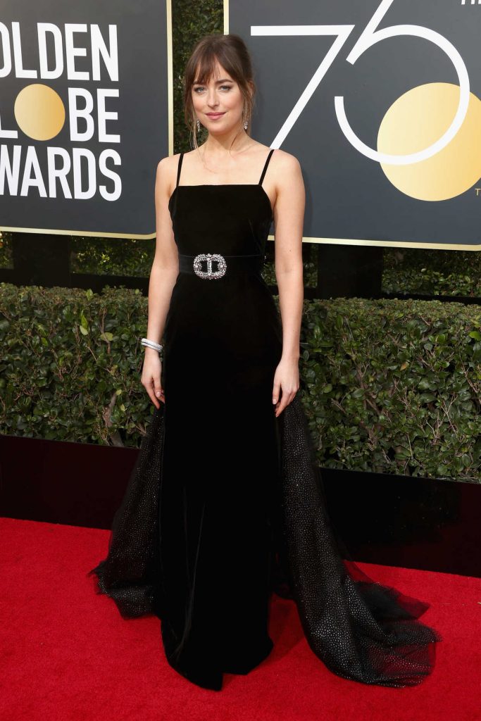 Dakota Johnson at the 75th Annual Golden Globe Awards in Beverly Hills 01/07/2018-2